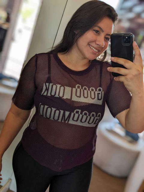 T SHIRT MOOD ROXO CAJUBRASIL