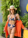 BIQUINI MEIA TAÇA FLORES COD 2049 RIVANNA