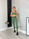 TOP DELACROIX MESCLA VERDE VESTEM