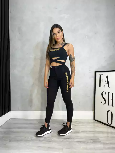 TOP BOSSY 25206 PRETO LABELLAMAFIA