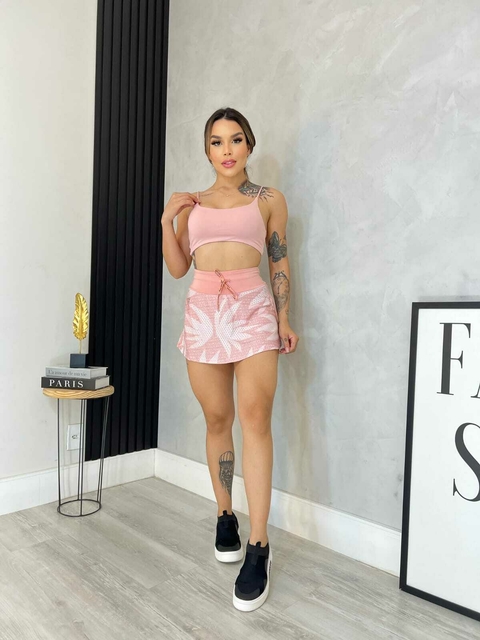 SAIA VIEIRA LOGOMANIA FOLHAGEM E1045 VESTEM