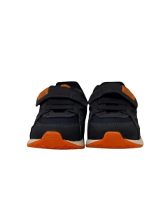 ZAPATILLA KLIN DEPORTIVA ABROJO Y CORDON ELASTIZADO 19-23 AZUL NARANJA (KL4531ANA) en internet