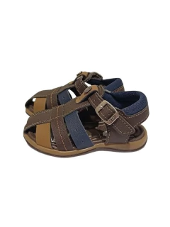 SANDALIA KIDY FRANCISCANA CON HEBILLA 18-24 MARRON (KD11038MA)