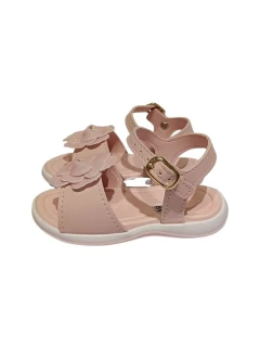 SANDALIA KIDY FAJA Y FLOR CON HEBILLA 18-24 NUDE (KD12040ND)