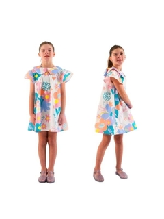 VESTIDO CHIMOLA BRUNA ESTAMPADO FLORES (CH26VEST1)