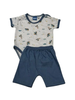 CONJUNTO PICOLO M/C BEBE ESTAMPA CONJEO Y AVION (PC2677831)