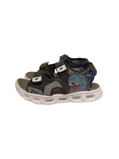 SANDALIA FOOTY CON LUZ DINOSAURIO CON DOS ABROJOS 26-35 (FS1157/1)