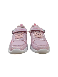 ZAPATILLA BOTANGUITA ELASTICO ABROJO DEPORTIVA LUCES CORAZON 27-33 ROSADO (BOAVER/1RS) en internet