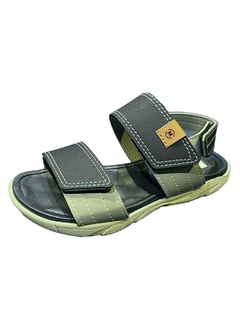 SANDALIA MOLEKINHO 3 ABROJOS FAJA VARON 28-37 AZUL GRIS (MK0155/1AGR)