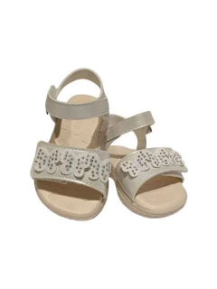SANDALIA PAMPILI FAJA MARIPOSAS FLOR ABROJOS SINTETICO NENA 20-25 BLANCO (PM3008BL) en internet