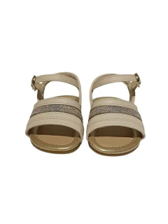 SANDALIA PAMPILI FAJA GLITER HEBILLA NENA SINTETICO 17-22 NUDE (PM2096ND) - comprar online