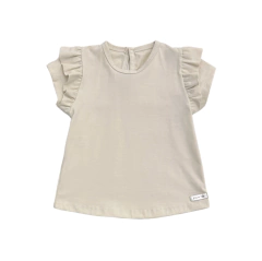 REMERA PILIM M/C BEBA LISA CON VOLADOS (PI261151)