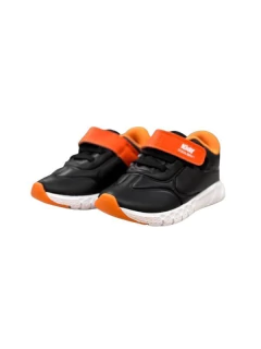ZAPATILLA KIDY DEPORTIVA CON ABROJO Y ELASTICO 18-23 NEGRO NARANJA (KD60007NNA) - comprar online