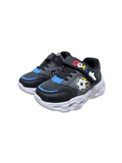 ZAPATILLA FOOTY L-PRO CON LUZ ABROJO Y ELASTICO PELOTA 22-26 (HI934)