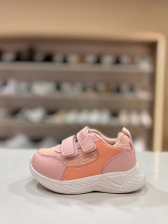 ZAPATILLA WAKE DEPORTIVA DOBLE ABROJO 22-27 SALMON (WK272SAL)