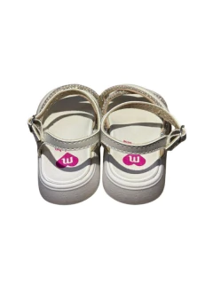 SANDALIA MOLEKINHA CALADA HEBILLA CRUZADA 21-26 BLANCO (MK3104BL) en internet