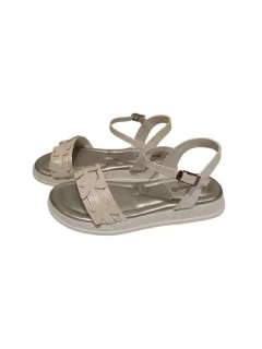 SANDALIA PAMPILI FAJA MARIPOSAS HEBILLA SINTETICO NENA 28-33 BLANCO (PM2050/1BL)