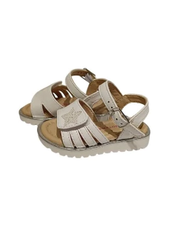 SANDALIA BOTANGUITA MONACO ESTRELLA VELCRO Y HEBILLA 18-22 BLANCO (BOMONABL)