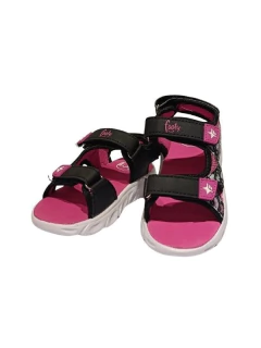 SANDALIA FOOTY L-SUN CON LUZ Y TRES ABROJOS UNICORNIO 26-35 NEGRO (FS1144/1) en internet