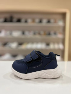 ZAPATILLA WAKE DEPORTIVA DOBLE ABROJO 22-27 AZUL (WK272AZ)