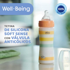 MAMAD CHICCO WELL BEING 250ML VERDE (CH286232) - tienda online