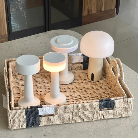 Bandeja Rectangular de Fibra Natural