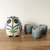 Búho decorativo de porcelana