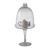 Campana tallada grande "Rosé" con pie - comprar online
