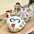 Gallina decorativa de porcelana - PGAL