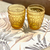 Vaso de agua Reina Ambar