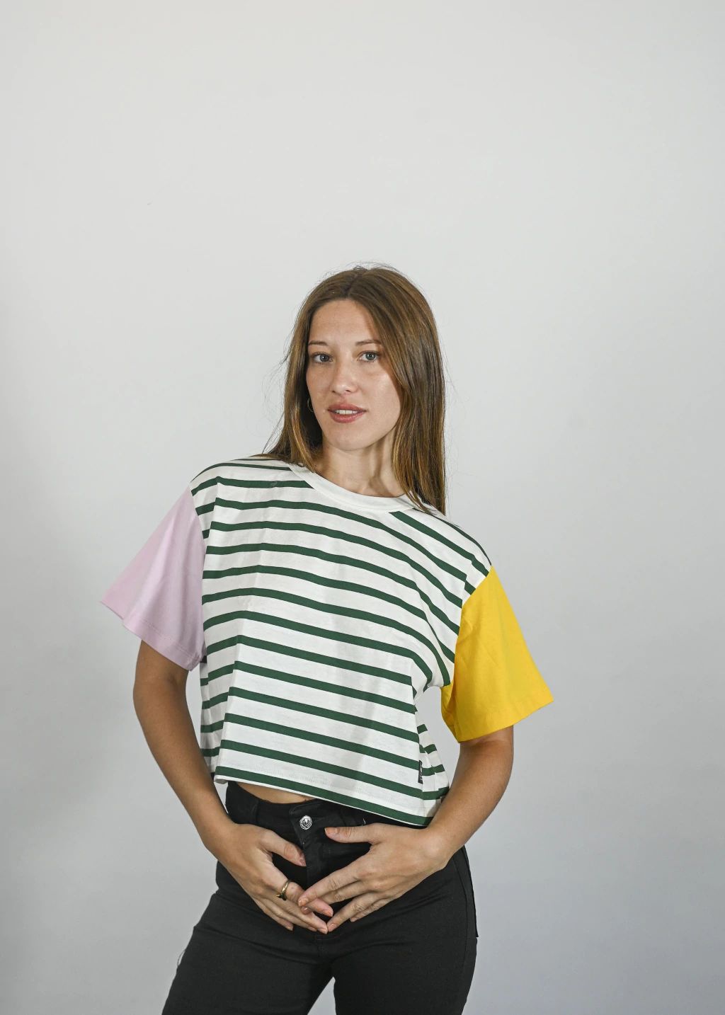Remera crop richmond