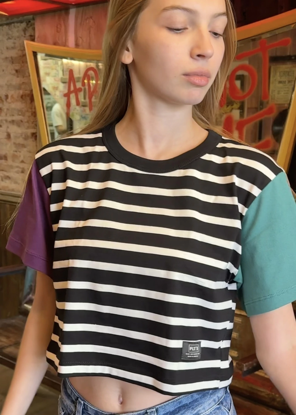 Remera crop Acapulco