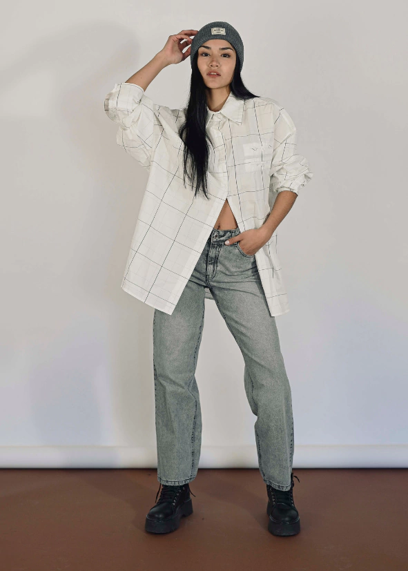 Camisa oversize cuadrilla