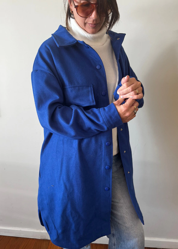 Saco de paño oversize