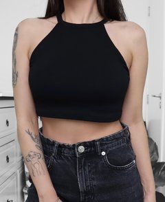 Cropped Emma - Preto - comprar online