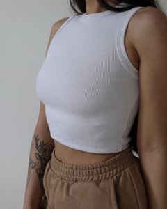 Cropped Loren - Off-White - comprar online