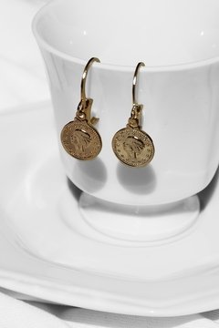 Brinco Argola Coin