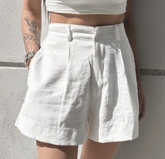 Shorts Alfaiataria Charlotte - Off-White - comprar online