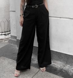 Calça Alfaiataria Verona - Linho preto