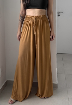 Calça Pantalona Wind - Caramelo