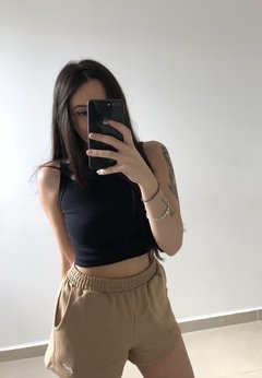 Cropped Loren - Preto na internet