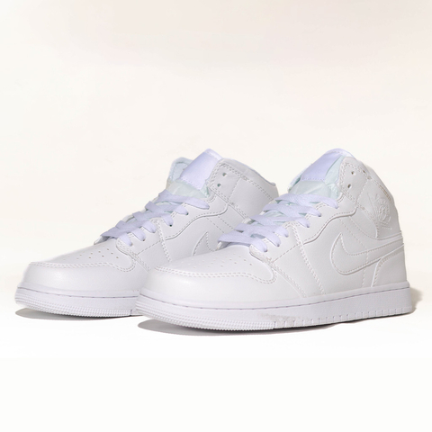 Jordan 1 Mid Triple White (554724-104)