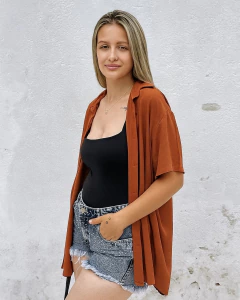 Camisa Oversized viscolinho - Atenas na internet