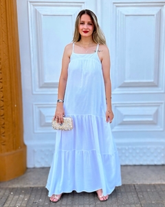 Vestido Longo solto alcinha - Nysa - comprar online