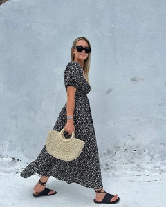 Vestido manguinha bufante e lastex- Liberty - comprar online