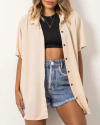 Camisa oversized viscolinho - Atenas - comprar online