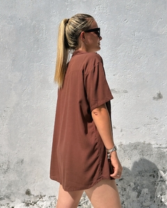 Camisa oversized viscolinho - Atenas - comprar online