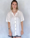 Camisa oversized viscolinho - Atenas