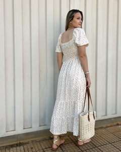 Vestido manguinha bufante e lastex- Liberty na internet