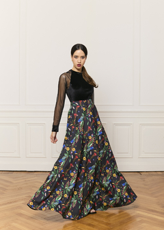Maxi falda Florecer (Exclusiva) - comprar online